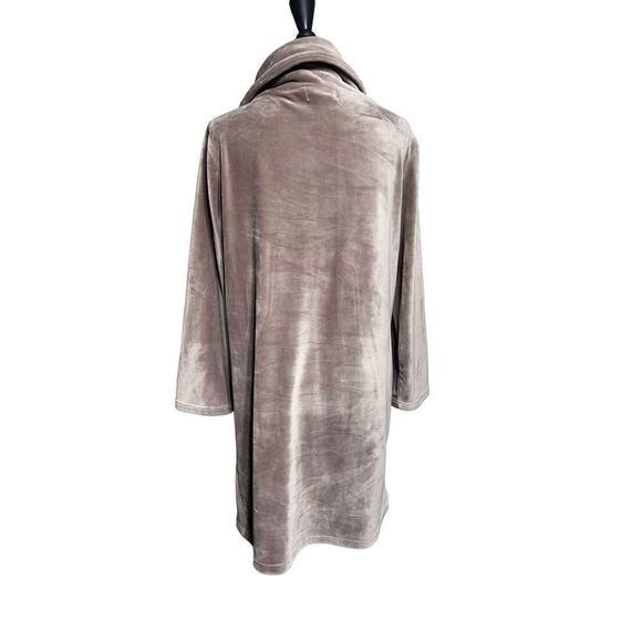Softies by Paddi Murphy Blush Snuggle Lounger Velour Loungewear Gown Robe S / M - Picture 3 of 5